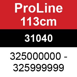 Toro ProLine 113cm - 31040 (325000000 - 325999999)
