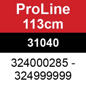 Toro ProLine 113cm - 31040 (324000285 - 324999999)