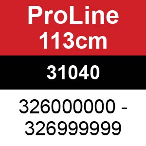 Toro ProLine 113cm - 31040 (326000000 - 326999999)