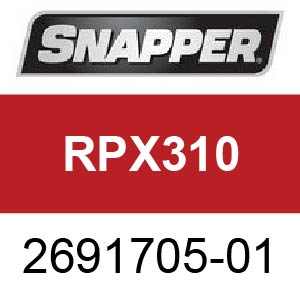 RPX310 2691705-01 Lawn Tractor Rear Discharge