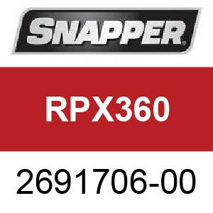 RPX360 2691706-00 Lawn Tractor Rear Discharge
