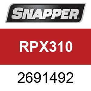 RPX310 2691492 Lawn Tractor Rear Discharge