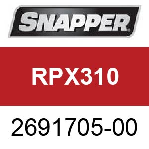 RPX310 2691705-00 Lawn Tractor Rear Discharge