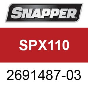 SPX110 2691487-03 Lawn Tractor Side Discharge