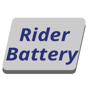 RIDER BATTERY - Ride On Mower Parts