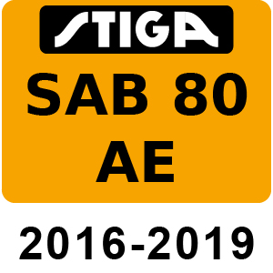 Stiga SAB 80 AE - 2016- 2019 - 275020088 S16