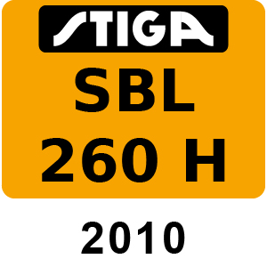 Stiga SBL 260 H - 2010 - 25502600 10