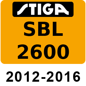 Stiga SBL 2600  - 2012-2016 - 255260002 12