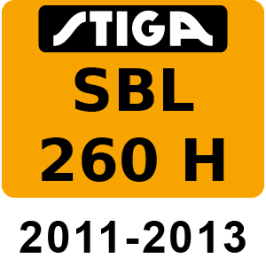 Stiga SBL 260 H - 2011-2013 - 255026002 10