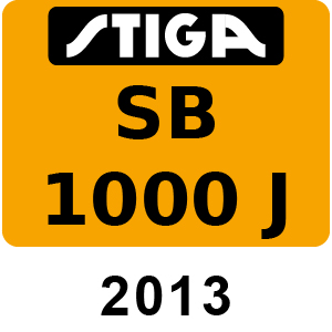 Stiga SB 1000 J - 2013 - 291851102 13