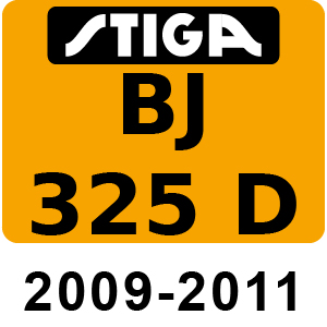 Stiga BJ 325 D - 2009-2011 - 285221002 09