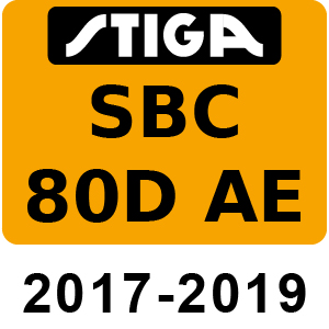 Stiga SBC 80D AE - 2017-2019 - 272401088 S17