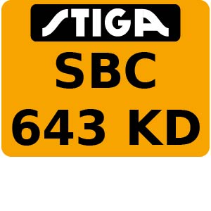SBC 643 KD - Brushcutter Parts