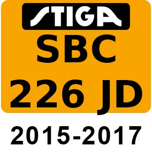 Stiga SBC 226 JD - 2015-2017 - 287121102 15