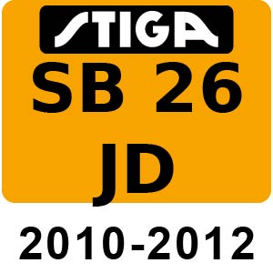 Stiga SB 26 JD - 2010-2012 - 280721102 10