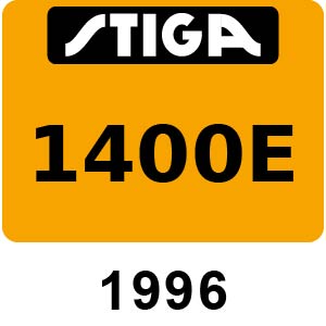 Stiga 1400E - 1996 - 15-3213-11