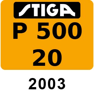 Stiga P 500 20 - 2003 - 125020003