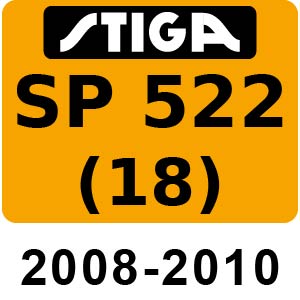 Stiga SP 522 (18) - 2008-2010 - 15-4116-33