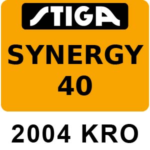 Stiga SYNEGRY 40 - 2004 - 292016002 KRO