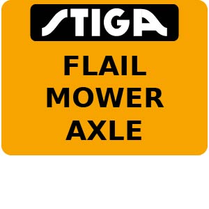Flail Mower Axle - Front Mower Parts