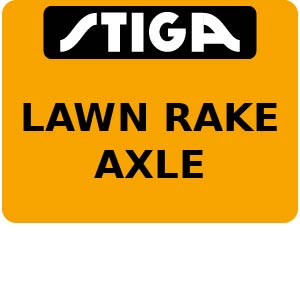Lawn Rake Axle - Front Mower Parts