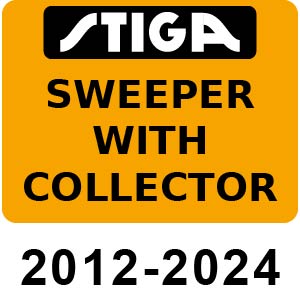 Stiga Sweeper with collector - 2012-2024 - 13-3910-11