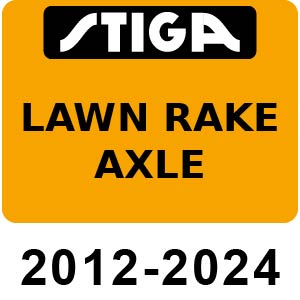 Stiga Lawn Rake Axle - 2012-2024 - 13-1986-11