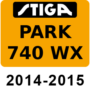 Stiga PARK 740 WX - 2014-2015 - 13-6373-32