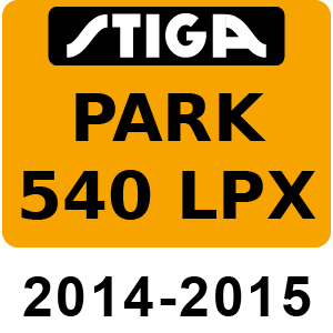 Stiga PARK 540 LPX - 2014-2015 - 13-6381-31
