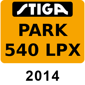 Stiga PARK 540 LPX - 2014 - 13-6381-11