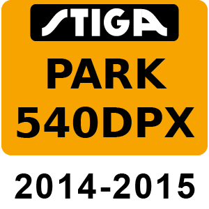 Stiga PARK 540 DPX - 2014-2015 - 13-6319-31