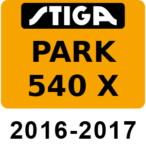 Stiga PARK 540 X - 2016-2017 - 2F6230625 S16