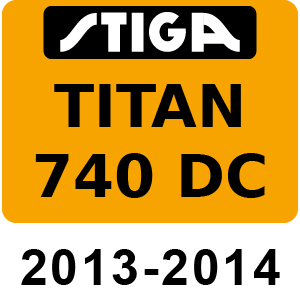 Stiga TITAN 740 DC - 2013-2014 - 13-7461-11