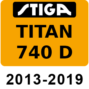 Stiga TITAN 740 D - 2013-2019 - 13-7460-11