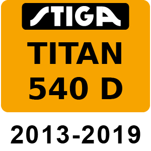 Stiga TITAN 540 D - 2013-2019 - 13-7454-11