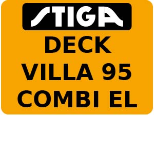 DECK VILLA 95 COMBI EL - Front Mower Parts