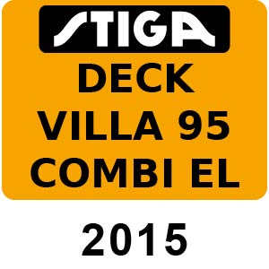 Stiga DECK VILLA 95 COMBI EL - 2015 - 13-2965-15