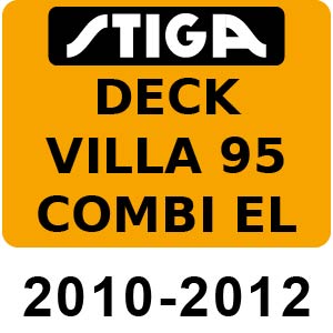 Stiga DECK VILLA 95 COMBI EL - 2010-2012 - 13-2965-14