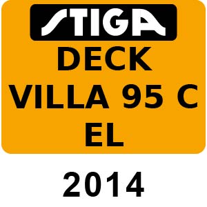 Stiga DECK VILLA 95 C EL - 2014 - 13-2965-15
