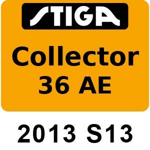 Stiga COLLECTOR 36 AE - 2013 - 294345061 S13