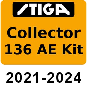 Stiga COLLECTOR 136 AE Kit - 2021-2024 - 291342068 UKS