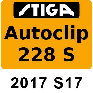 Stiga Autoclip 228 S - 2017 - 2R2005058 S17