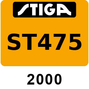 Stiga ST475 - 2000 - 19-1140-12