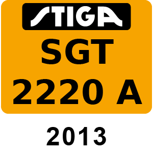 Stiga SGT 2220 A - 2013 - 2521022002 01