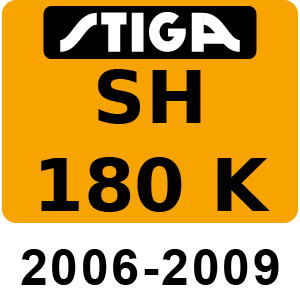 Stiga SH 180 K - 2006-2009 - 19-5124-11