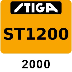 Stiga ST1200 - 2000 - 19-1200-12