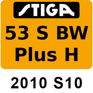 Stiga TURBO 53 S BW PLUS H - 2010 - 299536031 S10