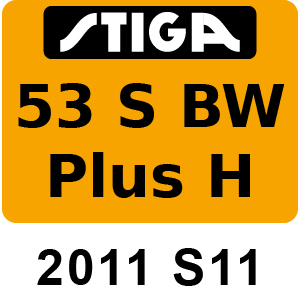 Stiga TURBO 53 S BW PLUS H - 2011 - 299536031 S11