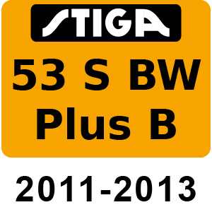 Stiga TURBO 53 S BW PLUS B - 2011-2013 - 299536021 S11