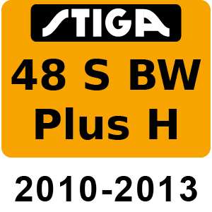 Stiga TURBO 48 S BW PLUS H - 2010-2013 - 299486031 S10